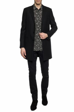 Wełniany płaszcz kieszeniami, zdjęcie 2 Wełniany płaszcz kieszeniami od Saint Laurent